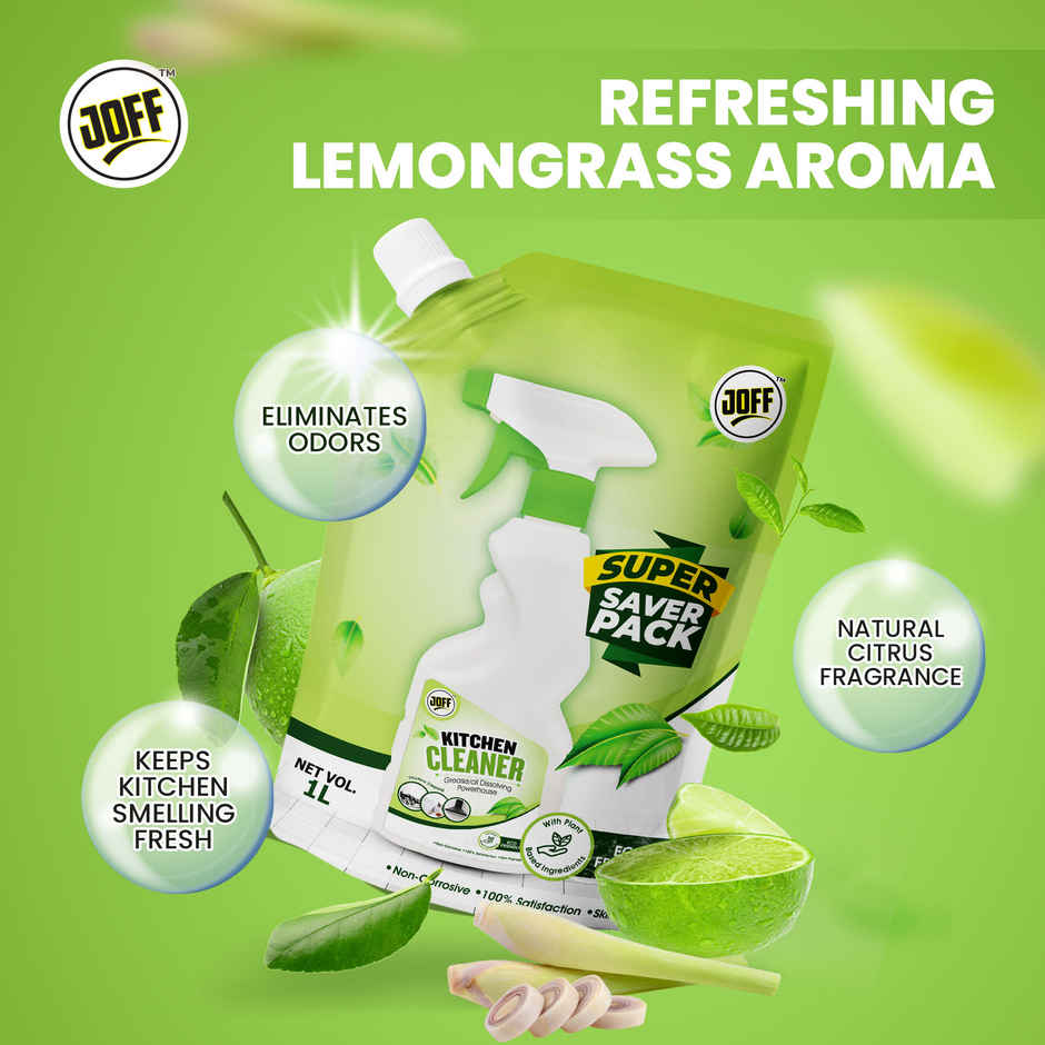 Joff Kitchen Degreaser Cleaner | Super Saver Refill Pack