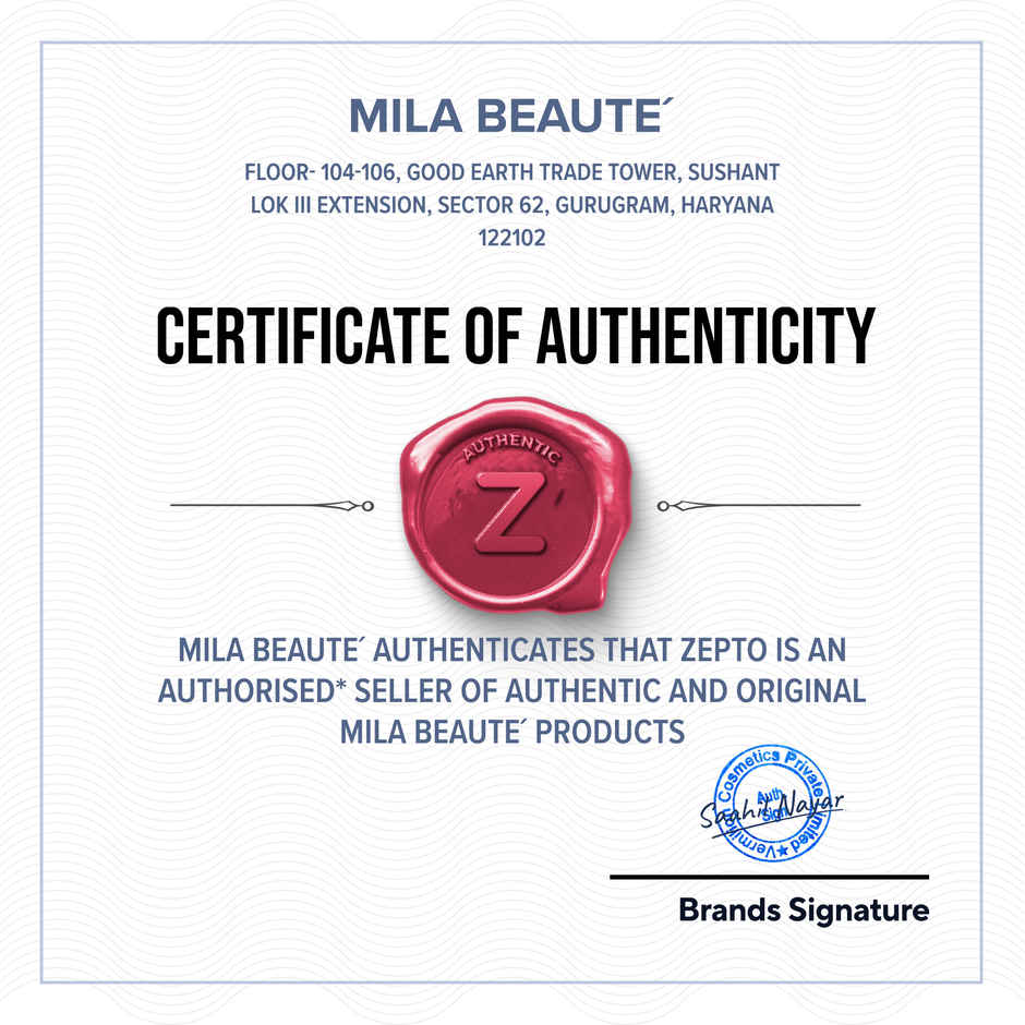 Mila Beaute Bold & Matte Lipstick Highly Pigmented & Soft Matte Finish - 07 Bold Bordeaux