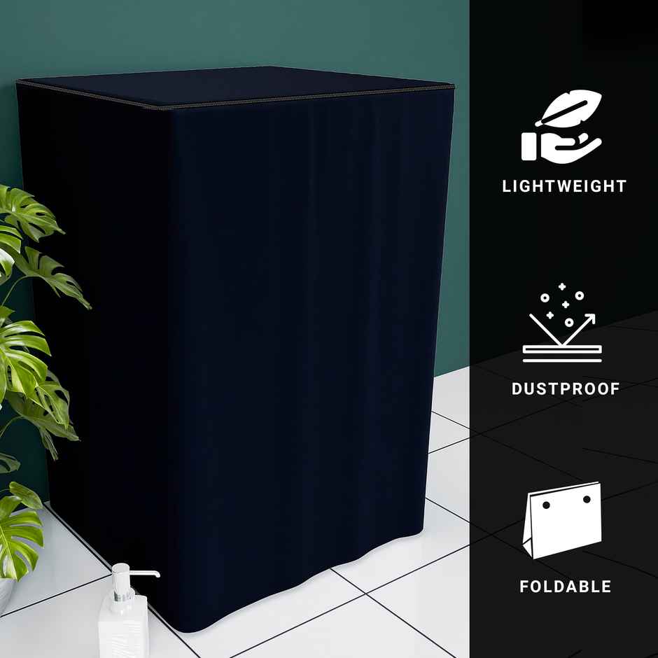 Kuber Industries Washing Machine Cover | Waterproof & Dust-Proof Top Load Washer Cover | Blue