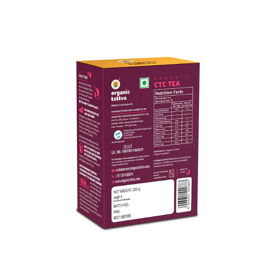 Organic Tattva Black CTC Tea