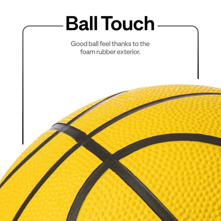 Decathlon Tarmak Kids Indoor & Outdoor Basketball | Yellow | Size 5