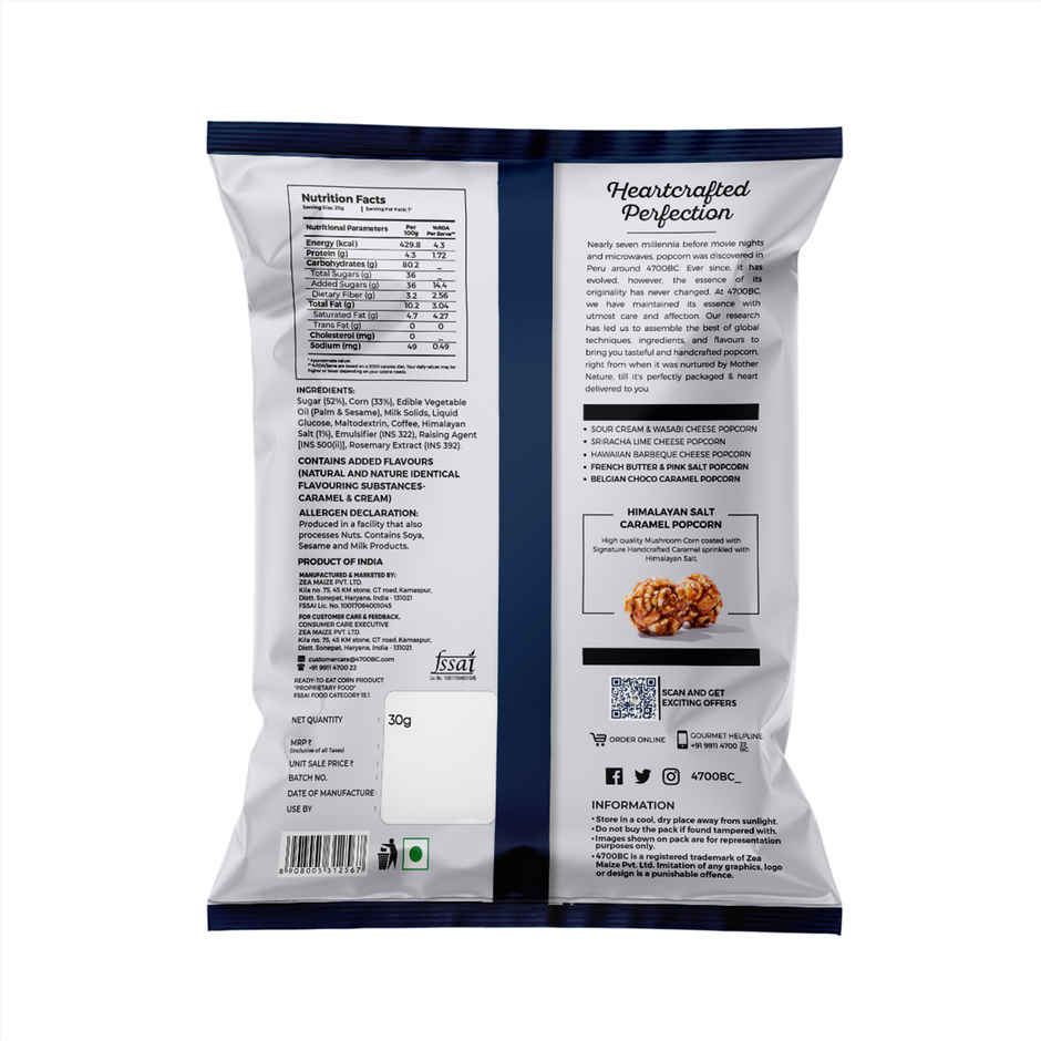 4700BC Himalayan Salt Caramel Popcorn