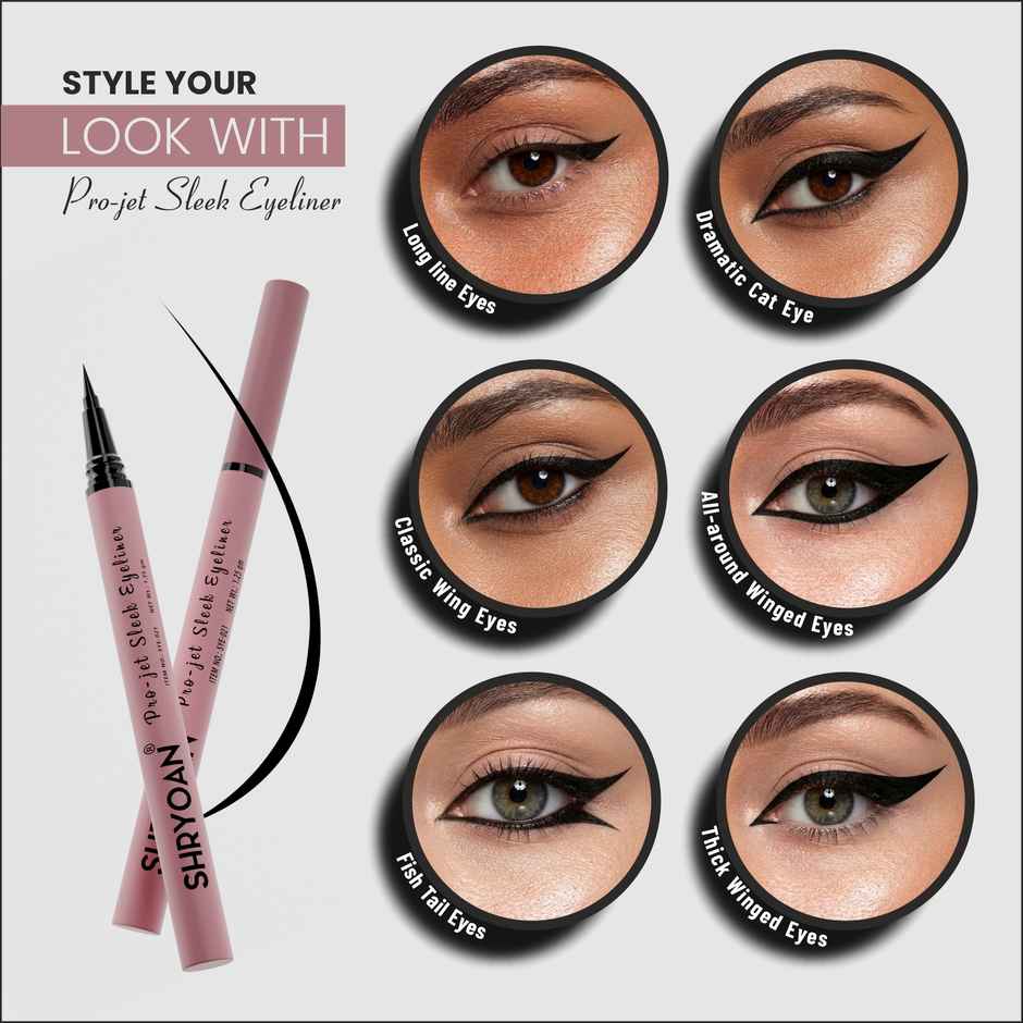 Shryoan Pro-Jet Sleek Black Eyeliner