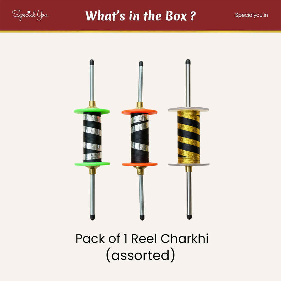 Plastic Kite Spool | Charkhi | Special You | Assorted