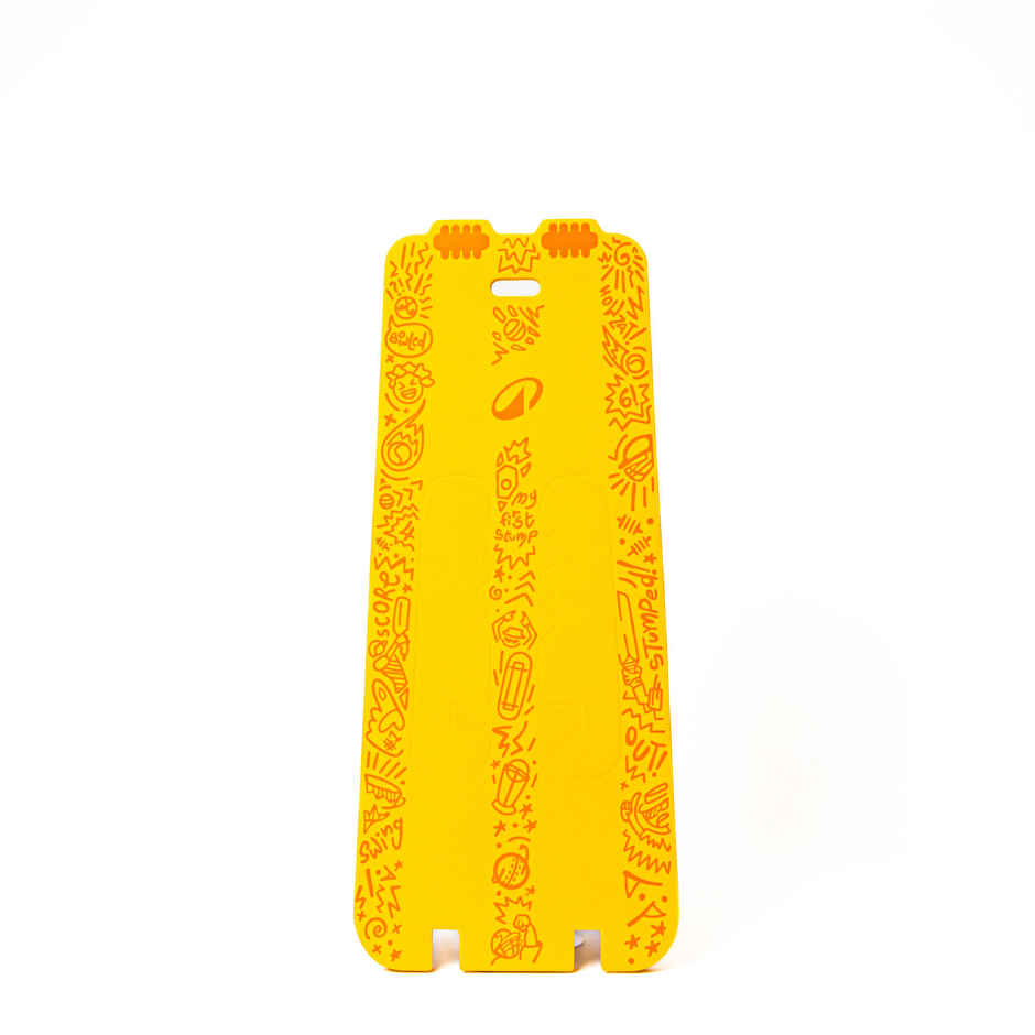 Decathlon FLX Self Assembling Foam Cricket Stumps | Yellow