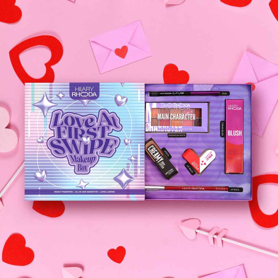 Hilary Rhoda Love at First Swipe Makeup Box | Valentine Makeup Kit | Valentine Gift for Girls