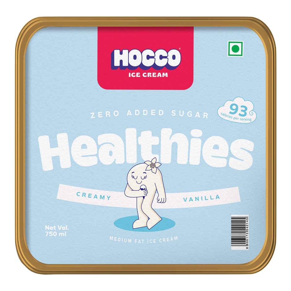 Hocco Healthies Creamy Vanilla Ice Cream Tub
