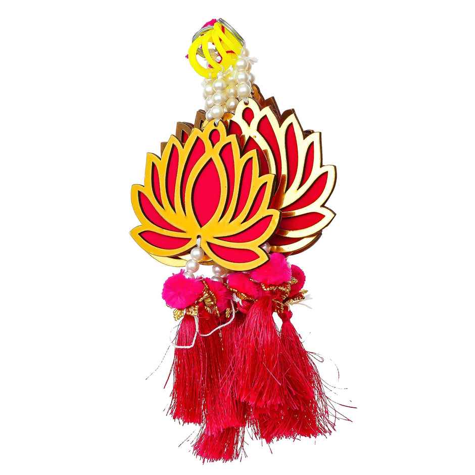 Lotus Flower Decorative Wall Hanging for Home Decor Pack  of 6 | eCraftIndia