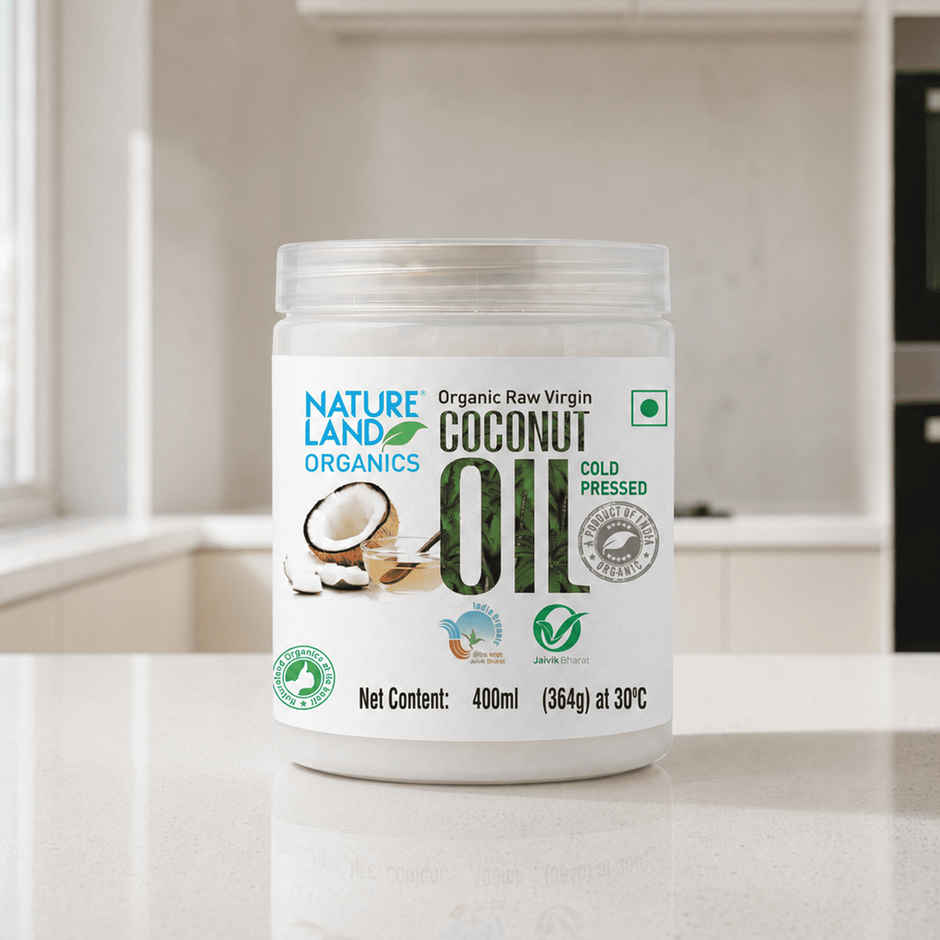 Natureland Organics Coconut Cold Pressed Oil (Nariyal Oil)