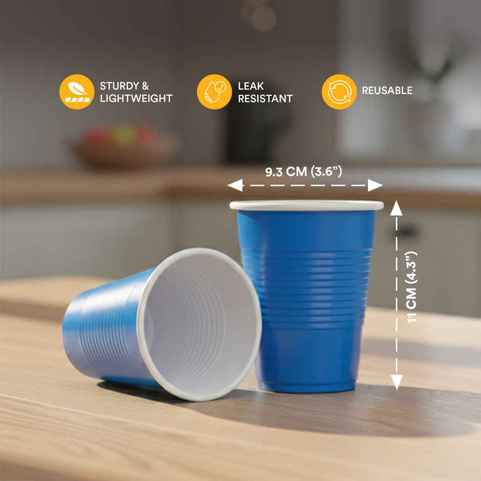 Beer Pong Glasses | Blue | 16 Oz | Eco Soul