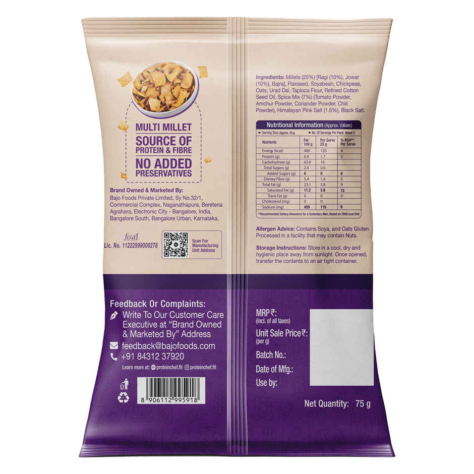 Lo Foods Gluten Free Millet Ragi Chips | No Palm Oil