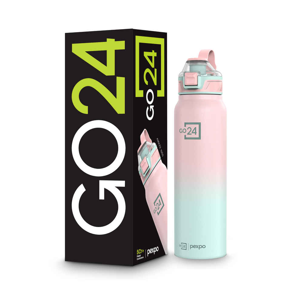 Go24 | Pexpo Amaze Hot & Cold Stainless Steel Water Bottle Vacuum Insulated | 940 ml