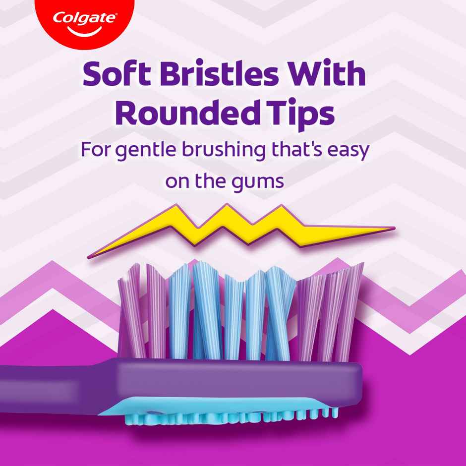 Colgate ZigZag Medium Bristle Toothbrush