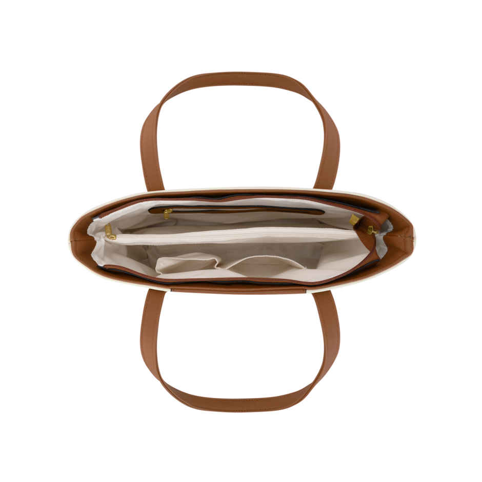 Lavie Women's Colourblock Jossie Tote Handbag | Off White