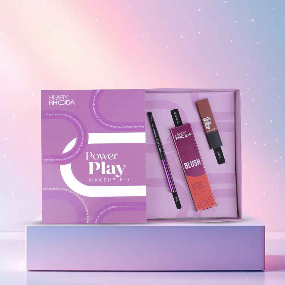 Hilary Rhoda Power Play Makeup Kit | Mother's day Gift Box | Makeup Combo | Best Gift for Women