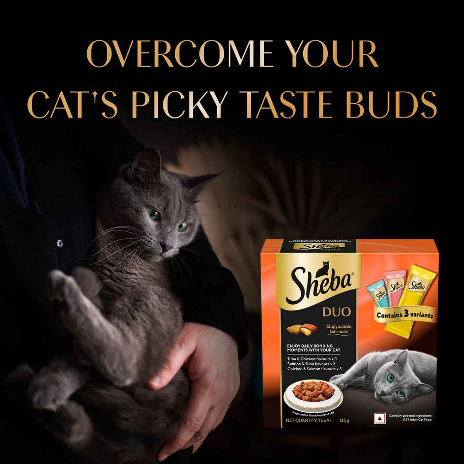 Sheba Duo Adult Cat Treats | Crispy Outside Soft Inside