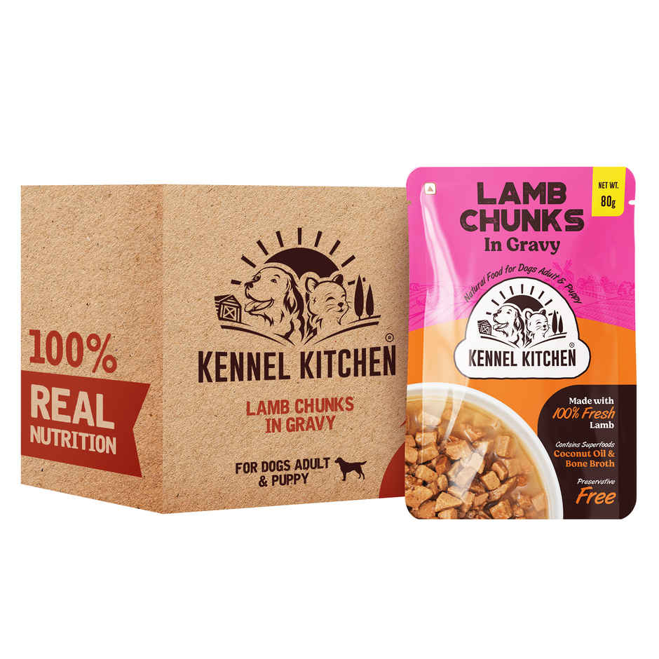 Kennel Kitchen Lamb Chunks in Gravy | Wet Dog Food