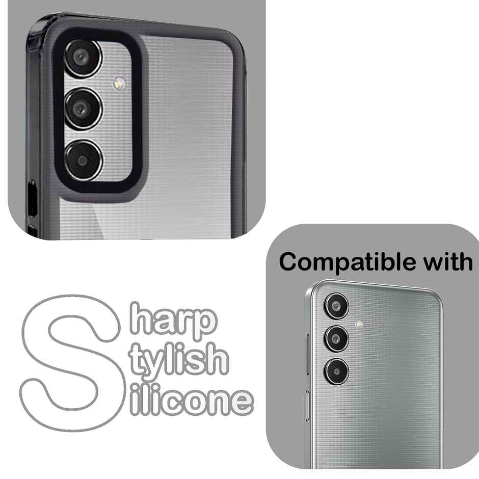 Artistque Case for Samsung Galaxy M15 / F15 / M15 5g Back Cover Ultra Stylish Transparent Tpu Cover