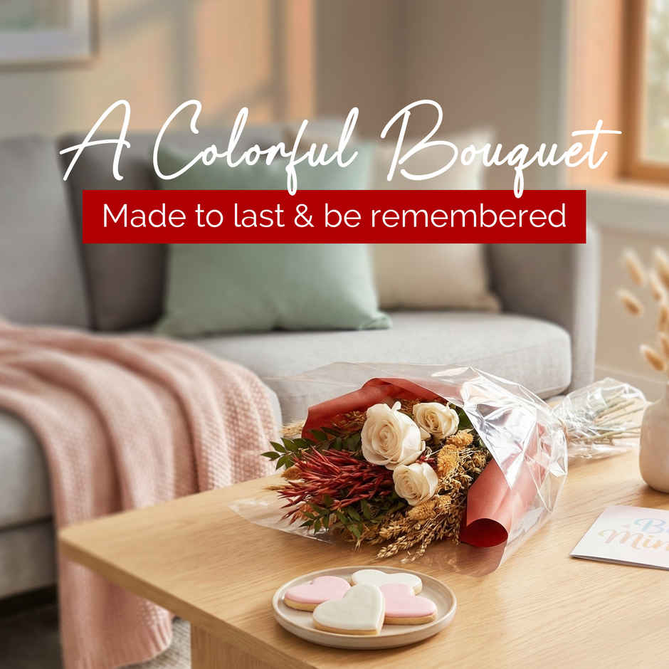 Red Velvet Rose Love Bouquet with Fragrance Spray | Ideal for Gifting | IRIS