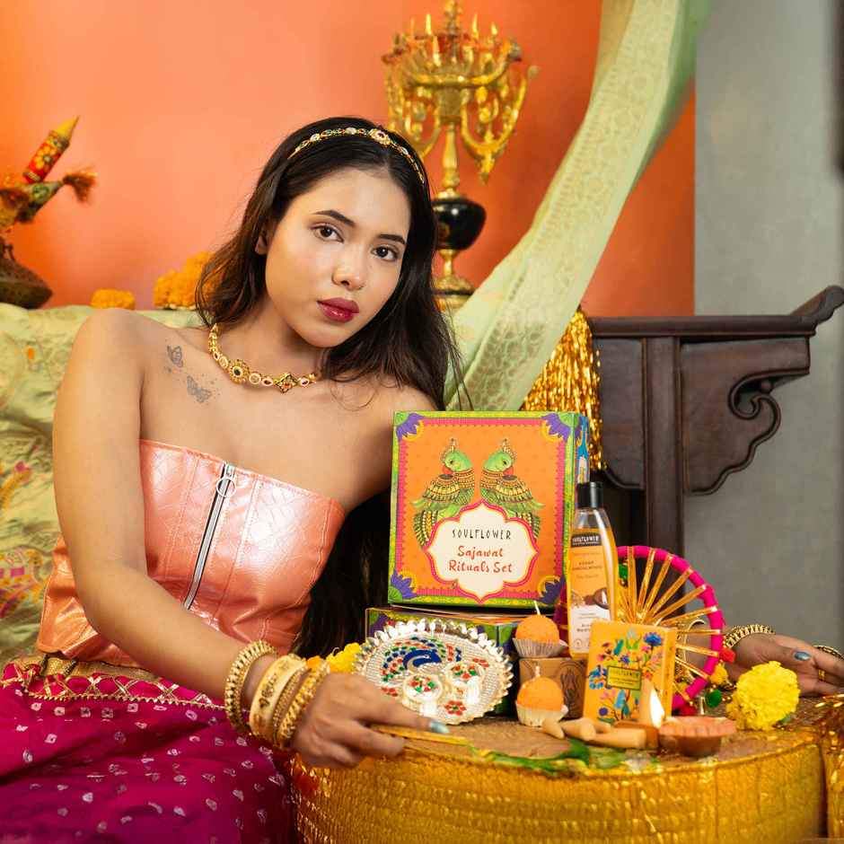 Soulflower Maa Ka Ghar Sajawat Decor Set | Home Party Decor Hamper
