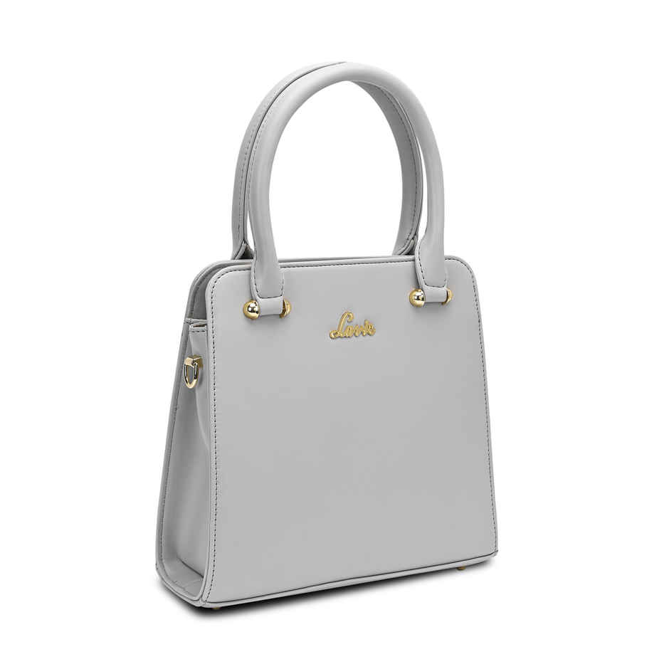 Lavie Women's Ushawu Small Satchel Handbag | Ladies purse | Shoulder Bag | Grey