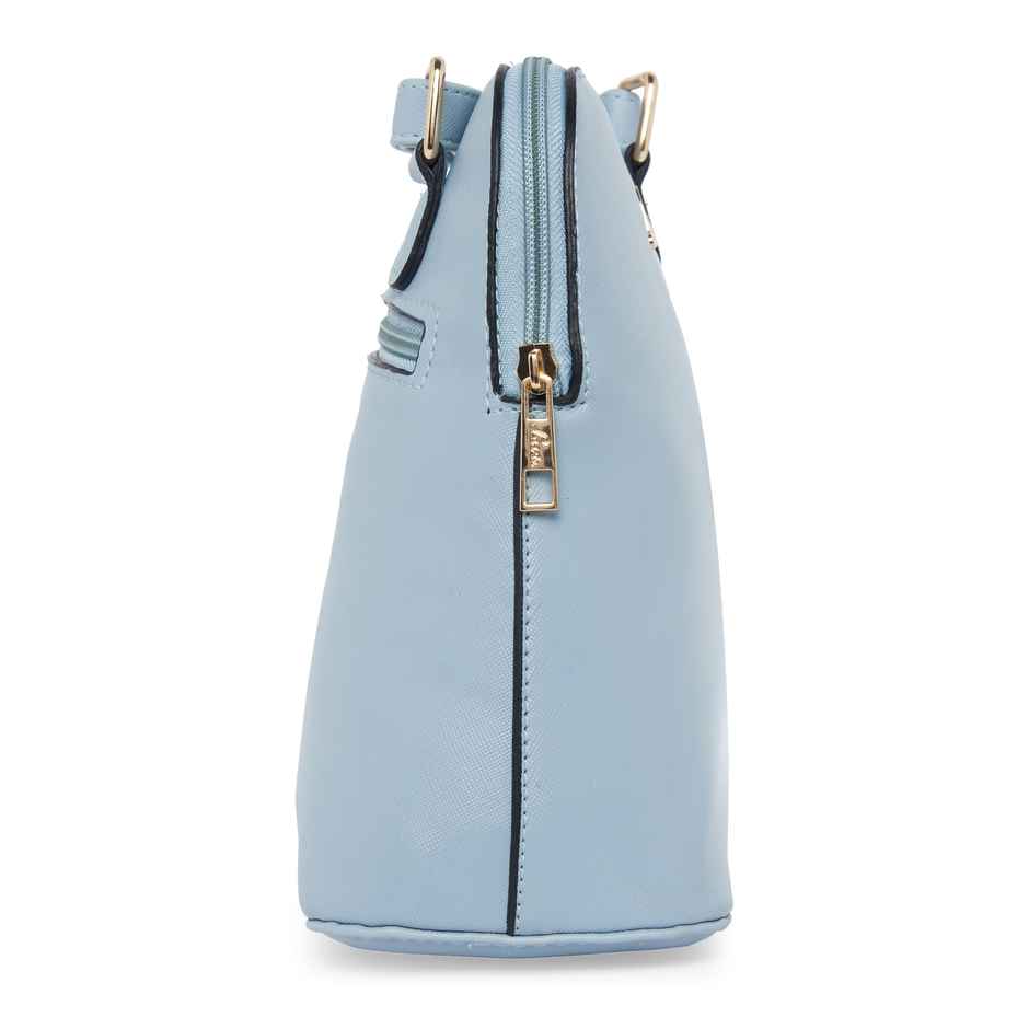 Lavie Women's Merlin Vertical Dome Cross Body Sling Bag | Ladies Purse Handbag | Blue