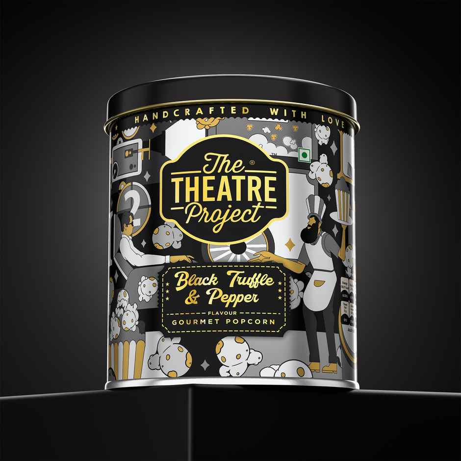 TTP Gourmet Popcorn | Black Truffle & Pepper Combo  