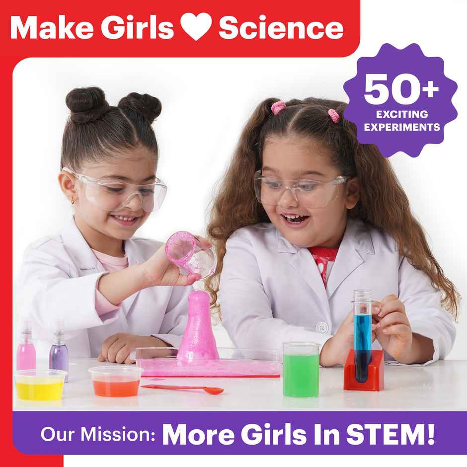 Einstein Box Ultimate Girl's Science Starter Kit For Girls 6-14 Years Old
