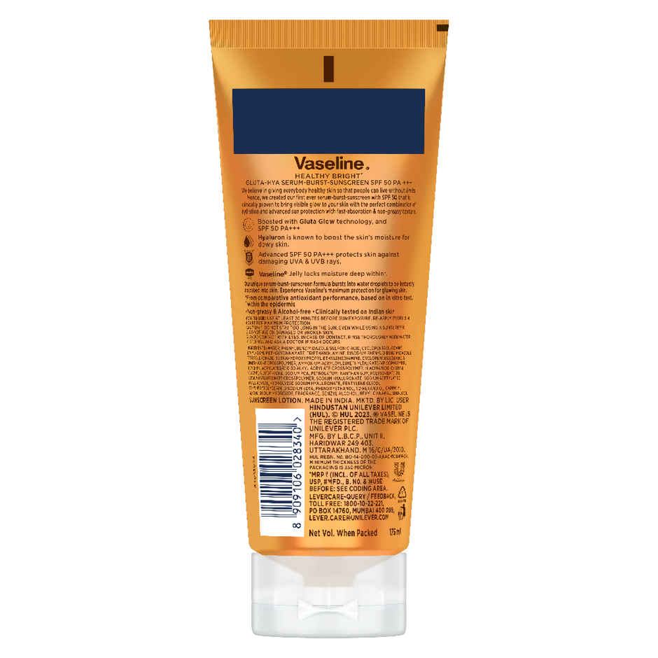 Vaseline Gluta Hya - Antioxidant SPF 50 PA+++ Sunscreen | Glutathione & Hyaluronic Acid