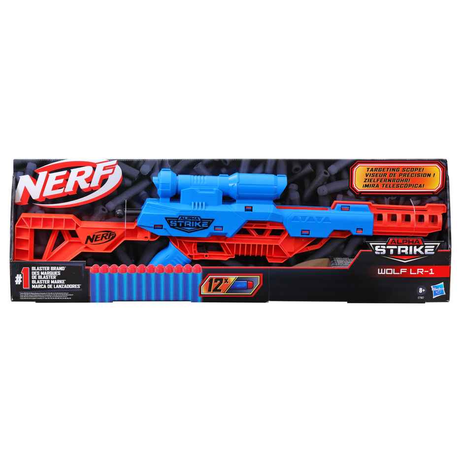 Nerf Alpha Strike Wolf LR-1 - Action-Packed Dart Blaster | Toy Gun
