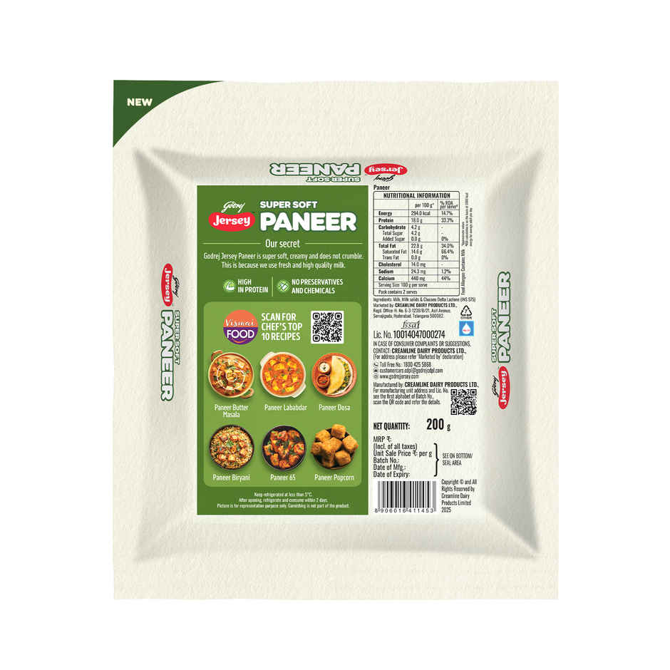 Godrej Jersey Fresh Paneer