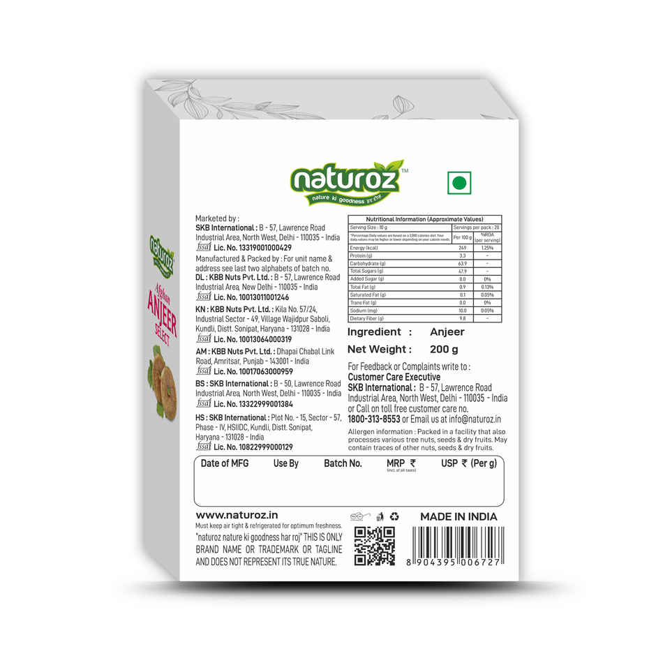 Naturoz Afghan Anjeer Select