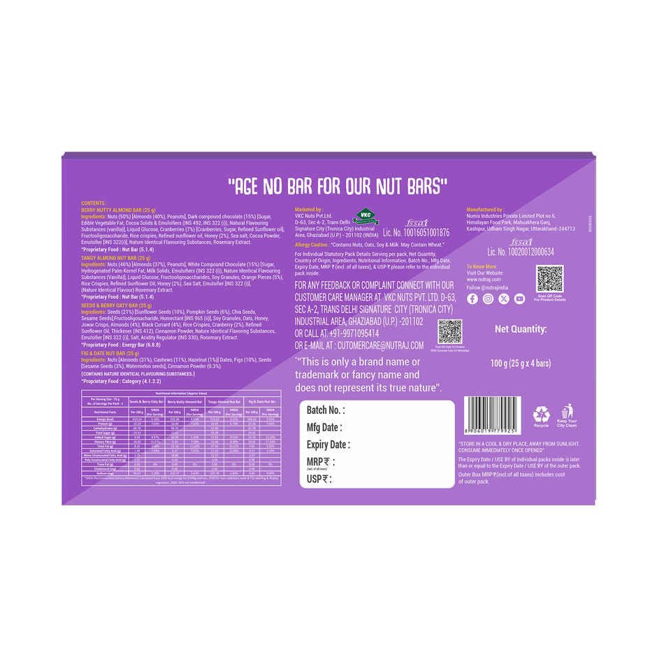 Nutraj Assorted Energy Bar