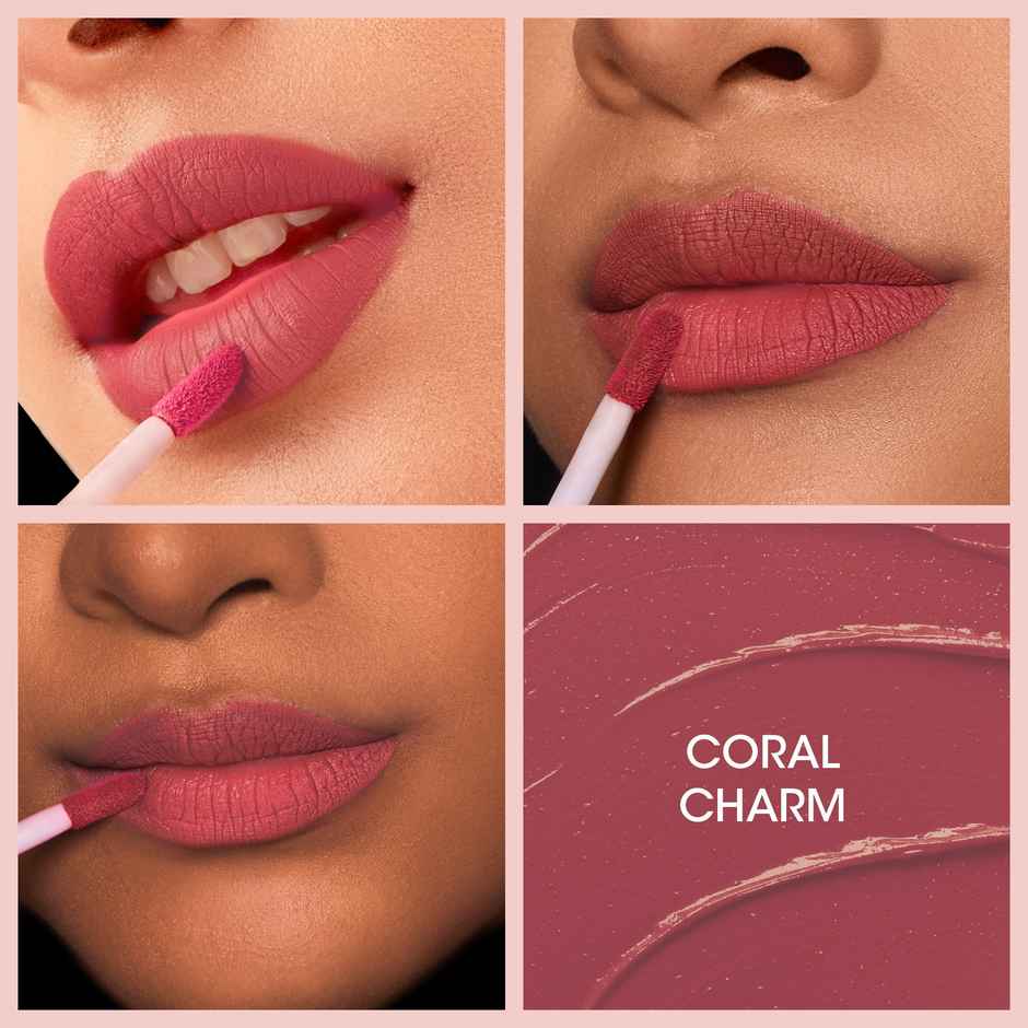 OG Beauty Moisture Lock Liquid Lipstick - 07 Coral Charm