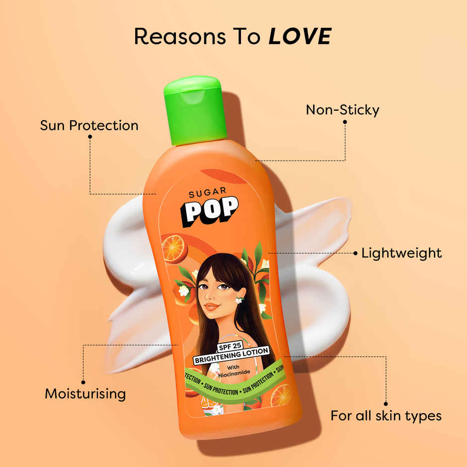 SUGAR POP SPF 25 Brightening Lotion With Niacinamide