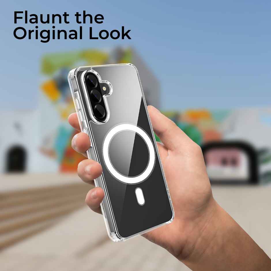 Artistque Case for Samsung Galaxy A56 Back Cover | Transparent Clear Magsafe Cover