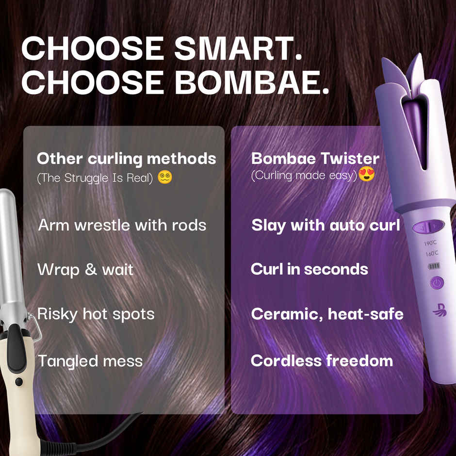 Bombae Twister Portable Hair Curler