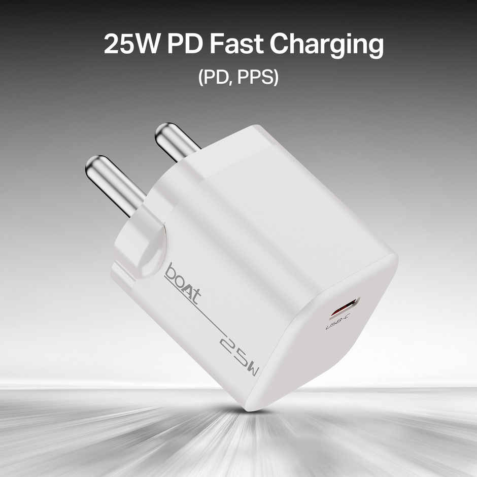 boAt 25W PD Charger | Pearl White