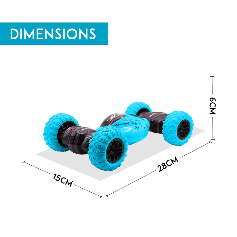 SEEDO Remote Control Car 1:16 , 2.4 GHz, USB Rechargeable, Fast Speed Twisting Stunt Car | Blue