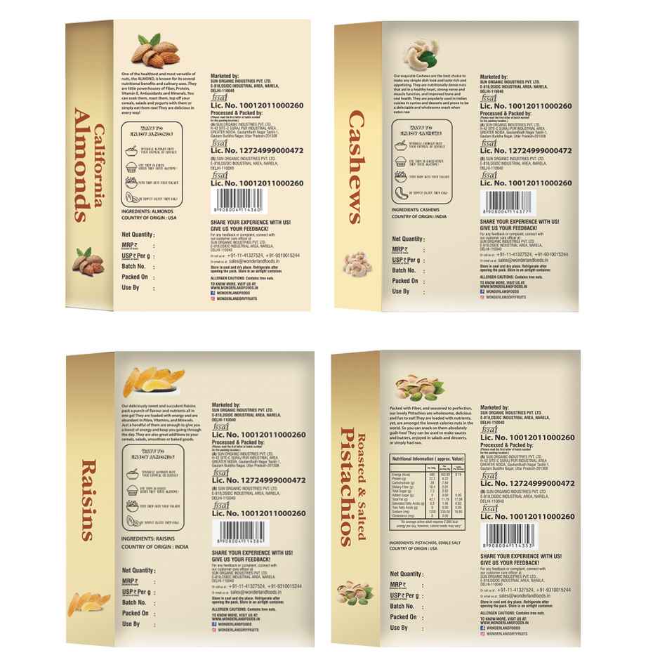 Wonderland Book Shape Gift Combo 