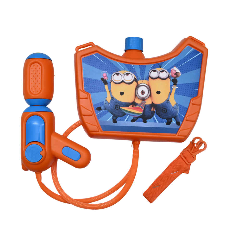 Minions Holi Water Tank Pichkari | 1.25 L | Tomuncle