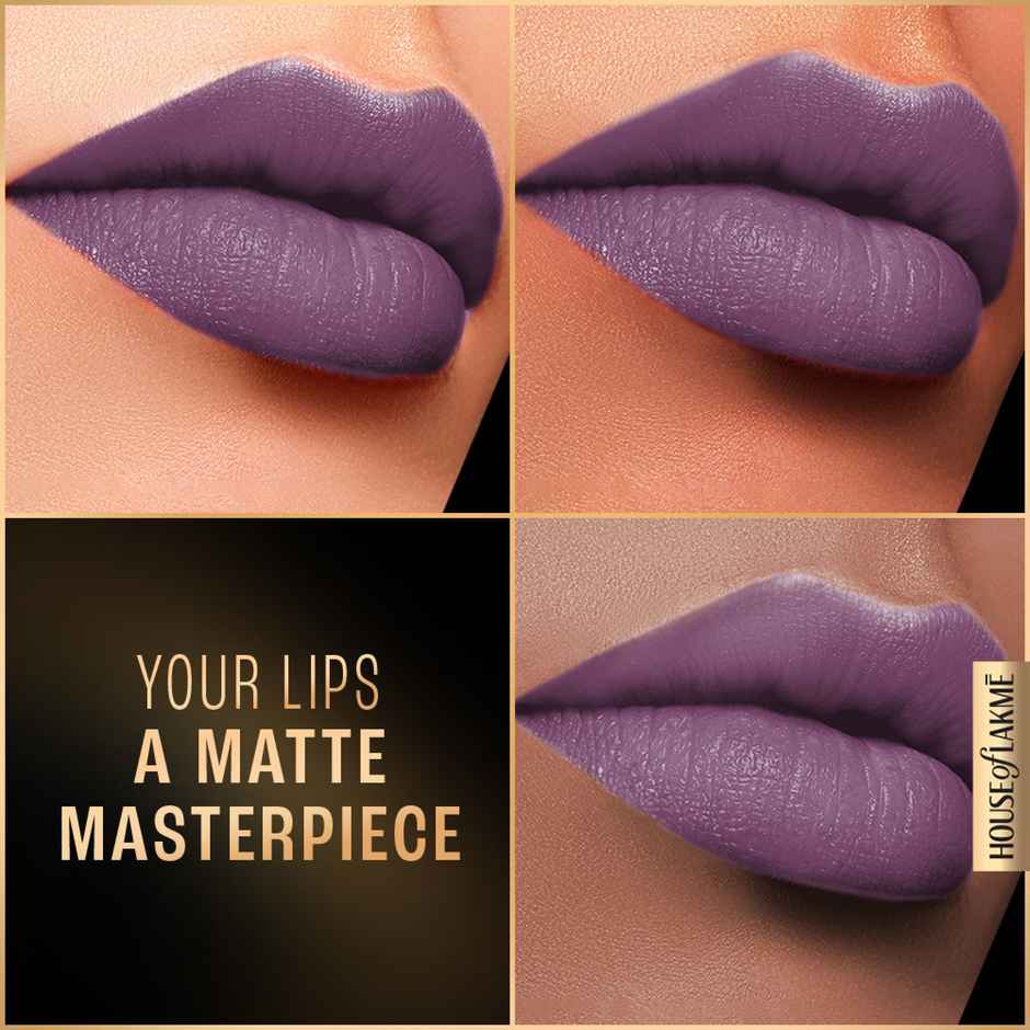 Lakme Forever Matte Liquid Lip, 16hr Lipstick, Lightweight & transferproof | Rich Mahogany