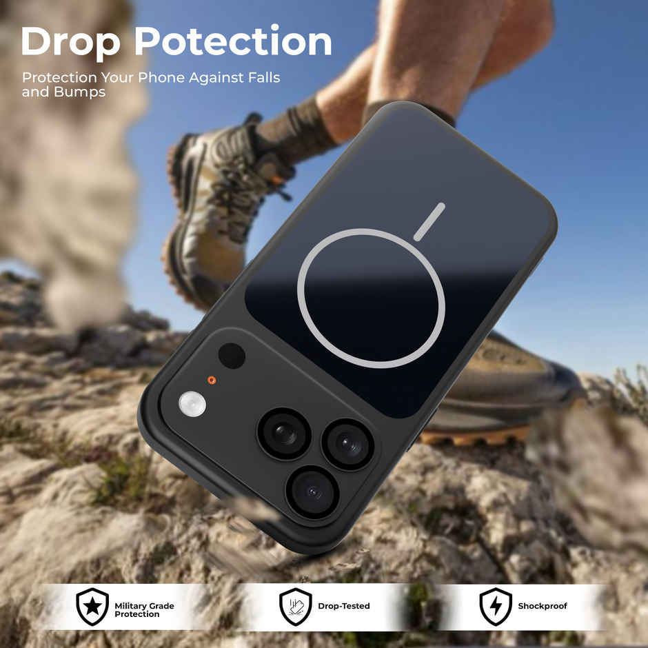 Artistque MagSafe Case For iPhone 17 Silicone Back Cover | Black