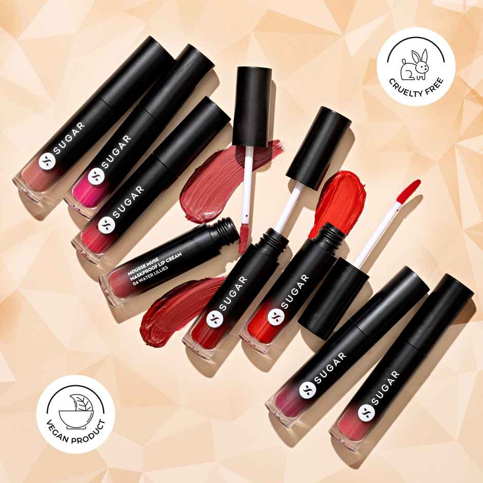 SUGAR Cosmetics Mousse Muse Lip Cream - 10 Almond Blossoms