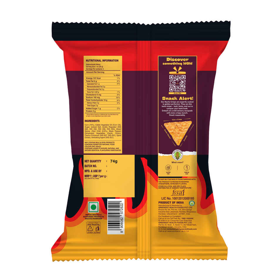 Cornitos Korean Chilli Nacho Chips