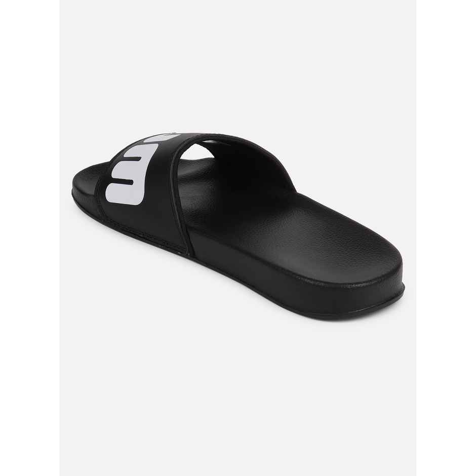 hummel Chunk lightweight slides for Men with Cushioned Sole and Arch Support | Black | 9