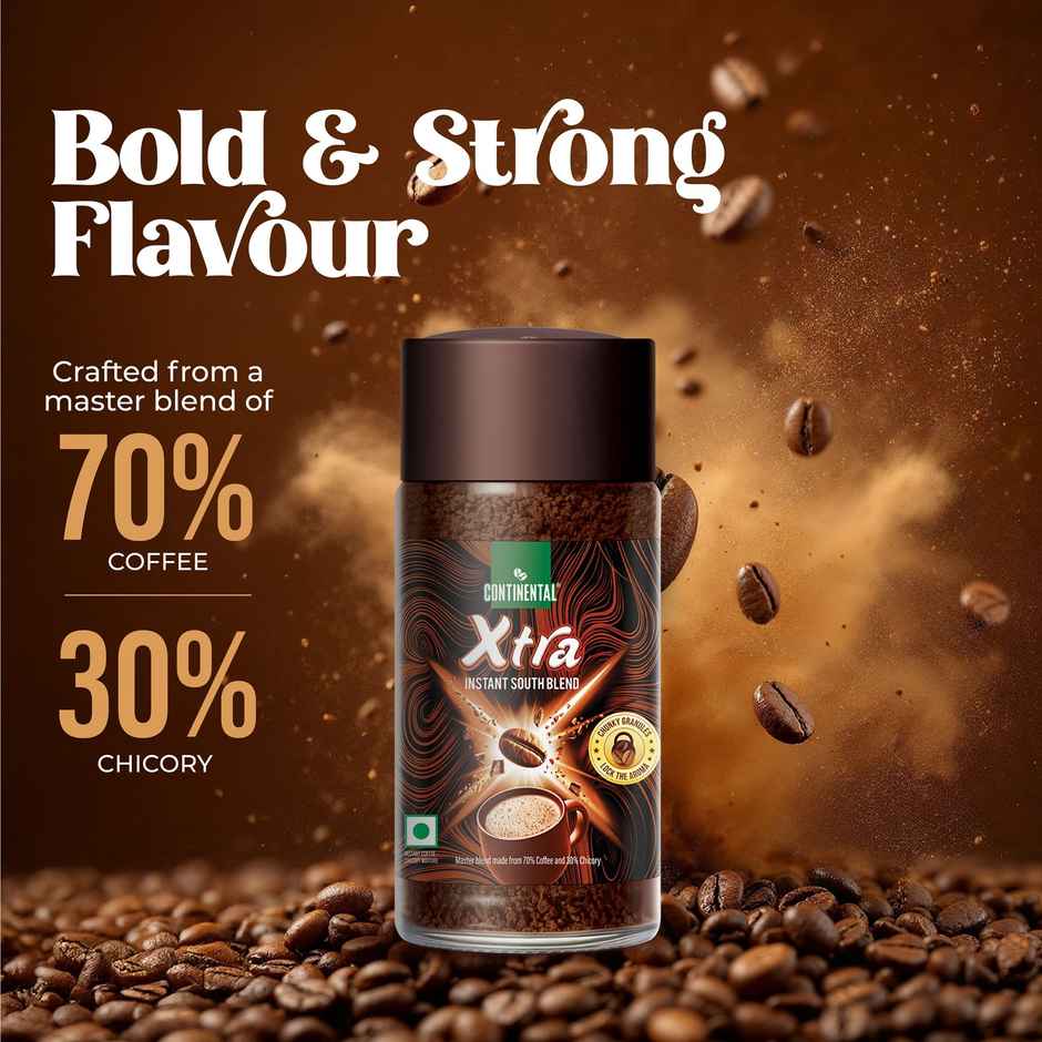 Continental Xtra Instant Strong Coffee - Jar