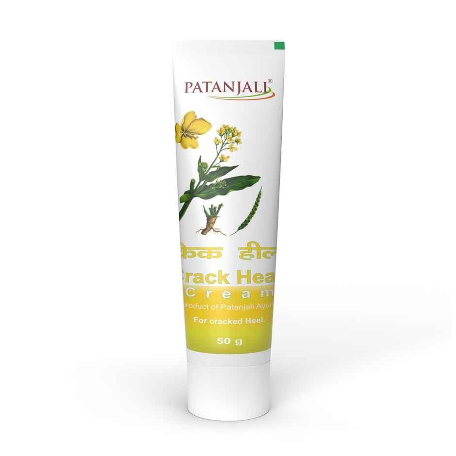 Patanjali Crack Heal Repair Cream - Dry Cracked Heels, Moisturising Care