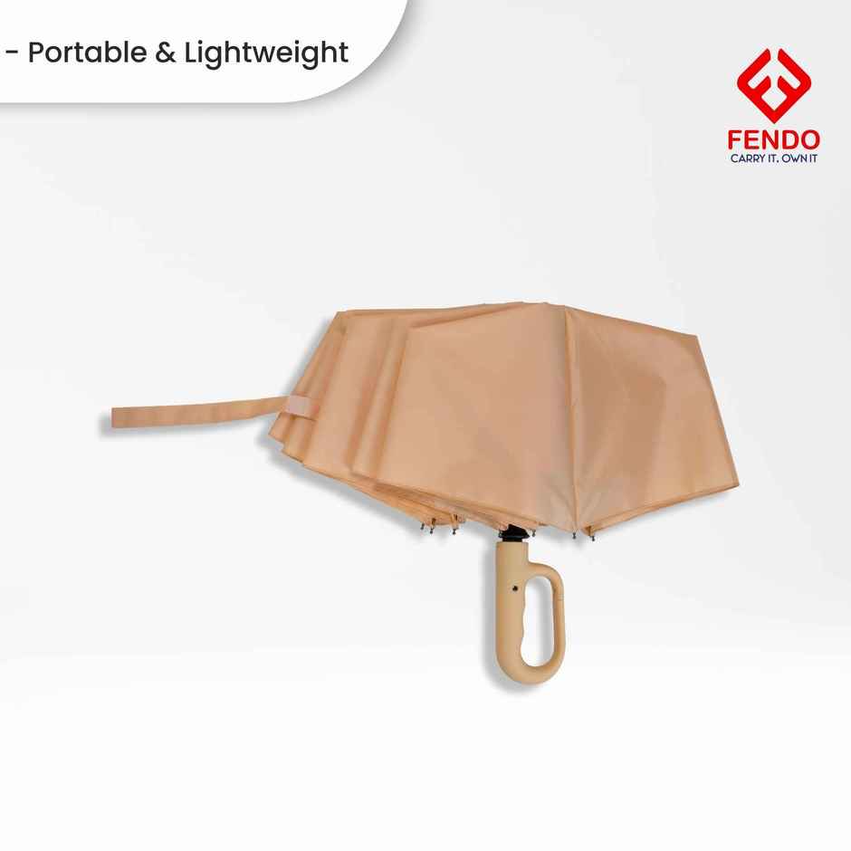 Fendo Clutch Umbrella | Peach | 20 Inch | 3 Fold