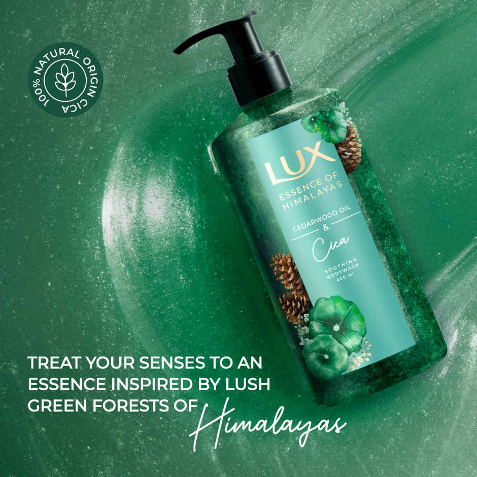 LUX Essence of Himalayas Cedarwood Oil & Cica Soothing Body Wash